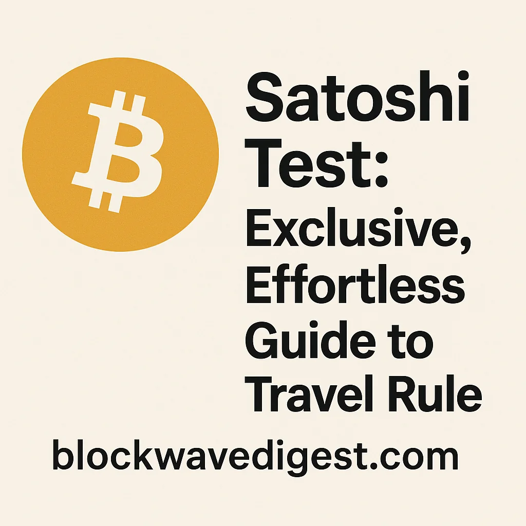 Satoshi Test: Exclusive, Effortless Guide to Travel Rule